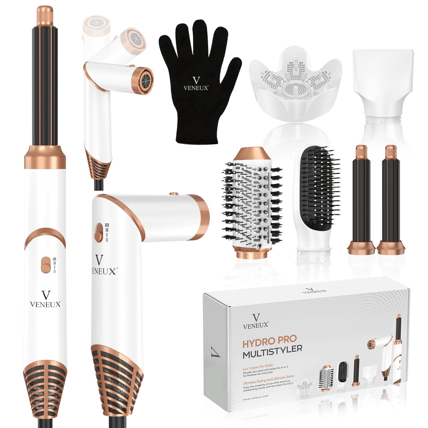 VENEUX® 6 - in - 1 Airstyler (NIEUW) - VENEUX