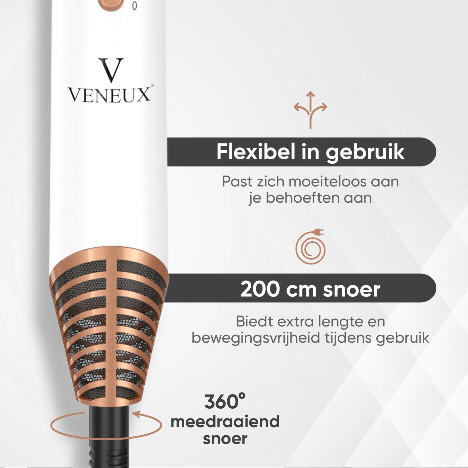 VENEUX® 6 - in - 1 Airstyler (NIEUW) - VENEUX