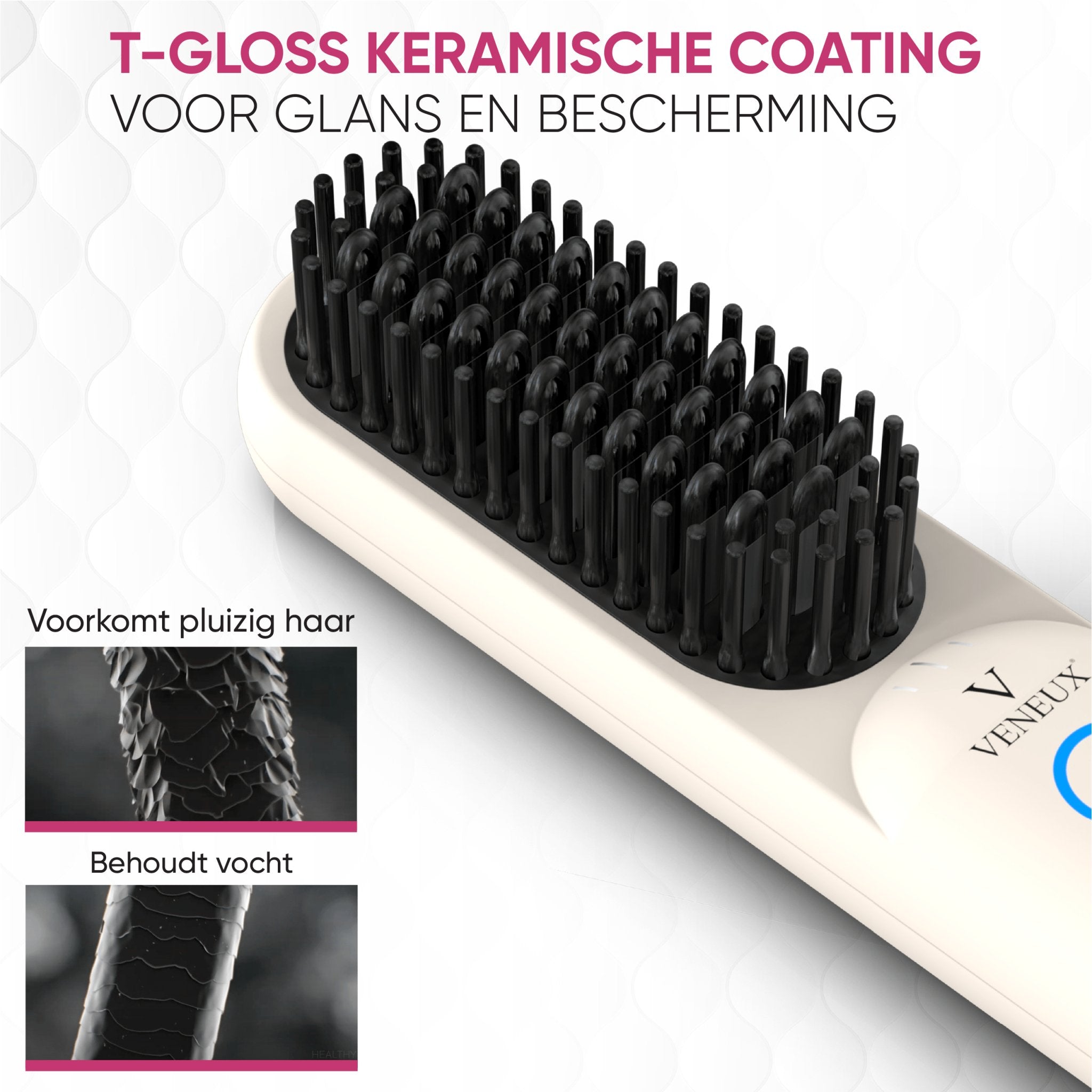 VENEUX® Cordless Straightening Brush